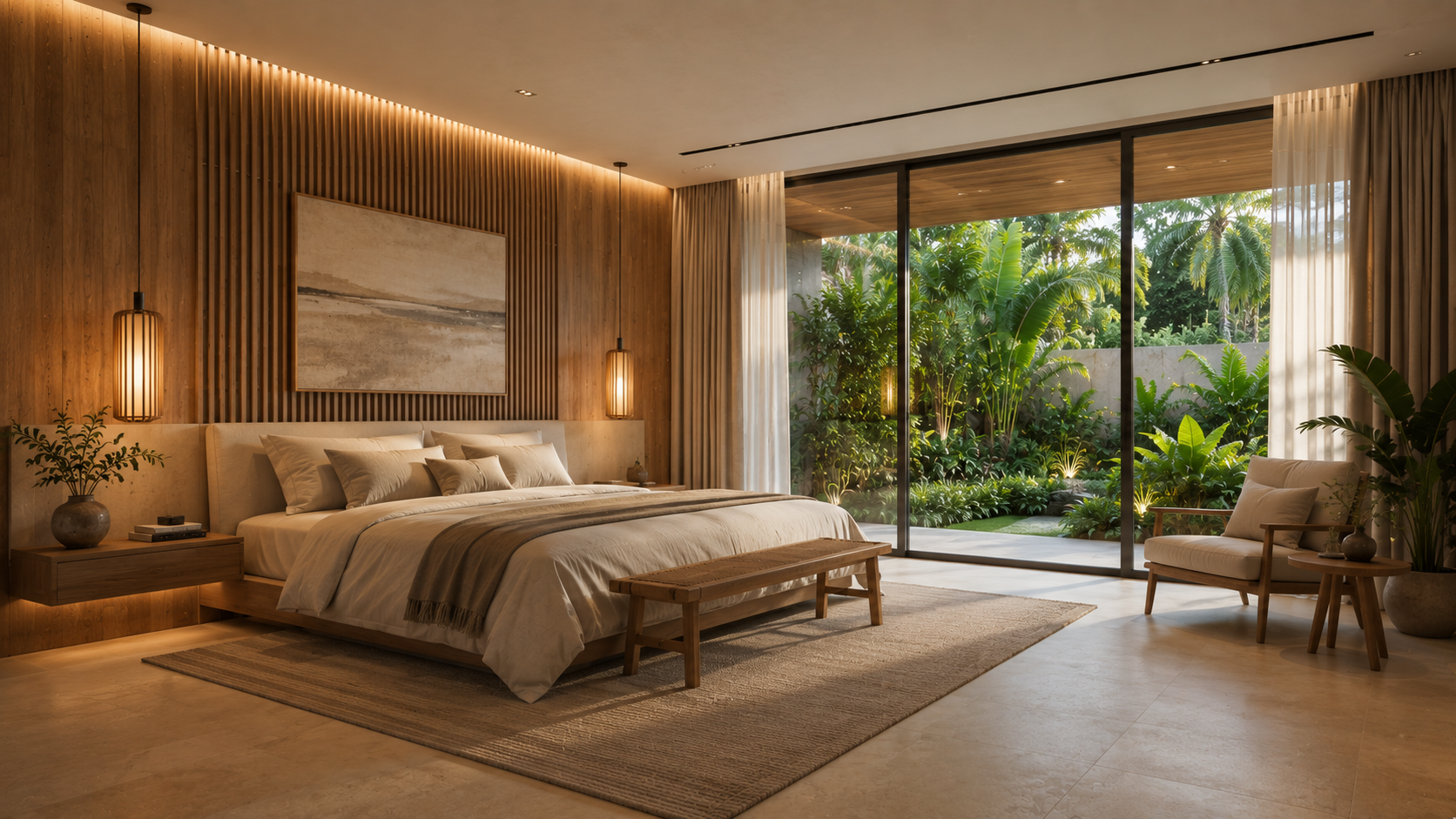 Bedroom interior visualization